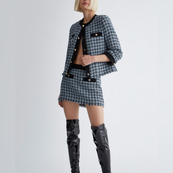 LIU-JO MILANO BOUCLÈ SKIRT - Picture 2 of 13